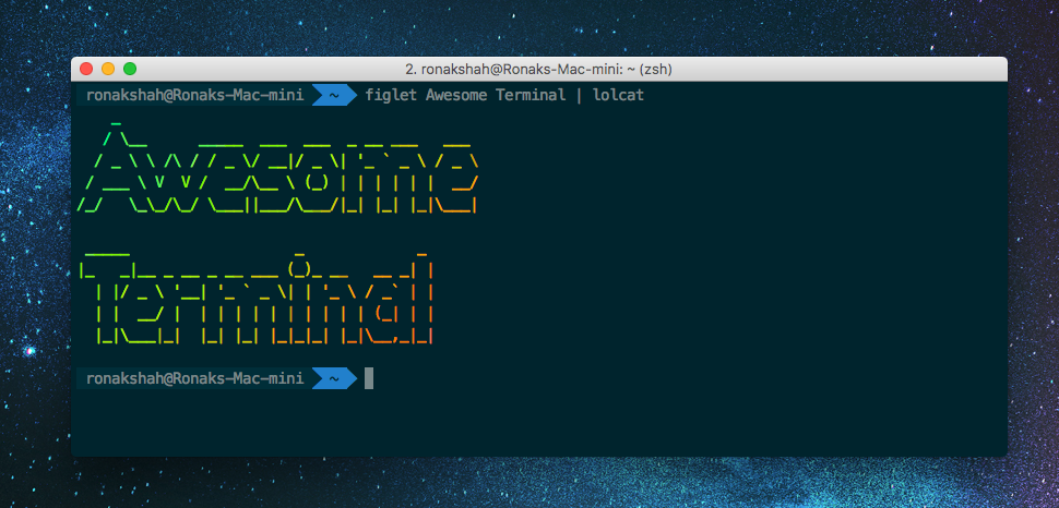 awesome terminal picture